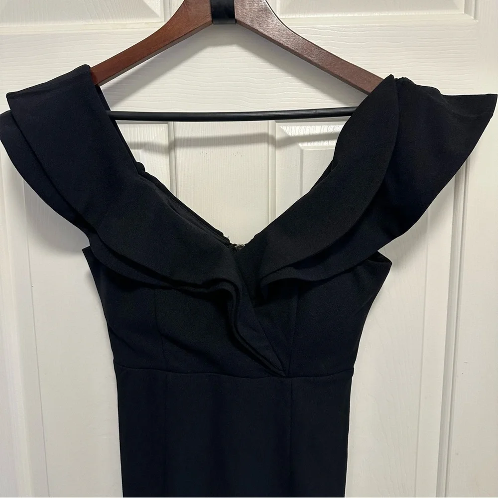 Hello Molly Tokyo Rose Midi dress black Size Small - Picture 5 of 8